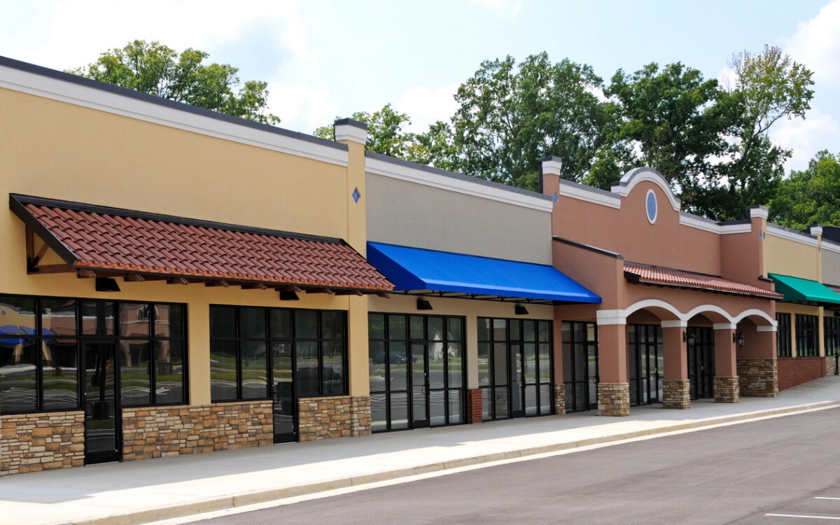 Commercial property building in Georgia representing insurance non-renewal and risk management