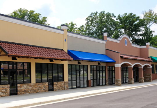 Commercial property building in Georgia representing insurance non-renewal and risk management