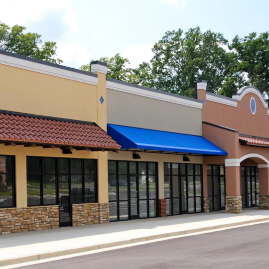 Commercial property building in Georgia representing insurance non-renewal and risk management
